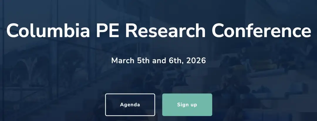 Columbia PE Research Conference